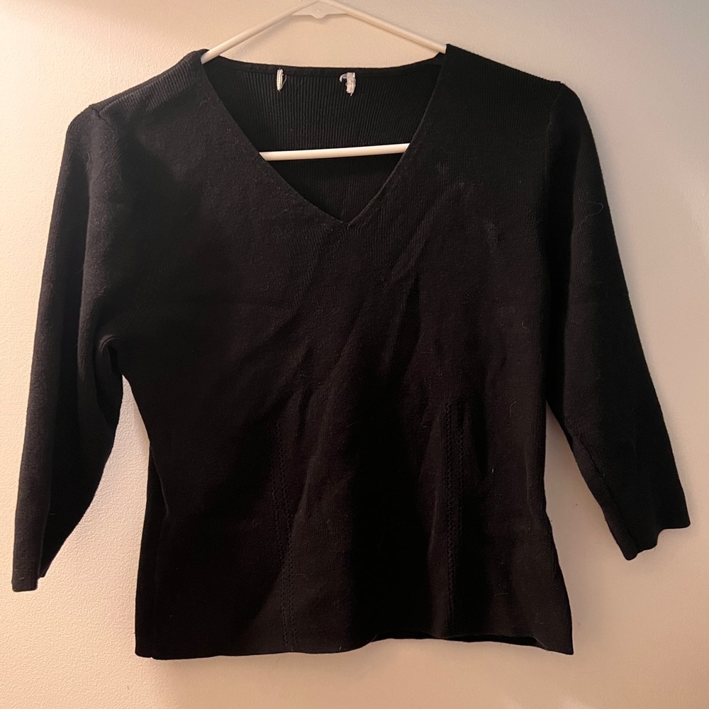 Black fancy tee